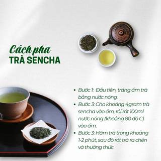 Trà xanh Sencha Nhập Khẩu Nhật Bản Có Chất Chống oxy Hóa, Ngăn Ngừa Ung Thư Gói Lớn 500G-1KG