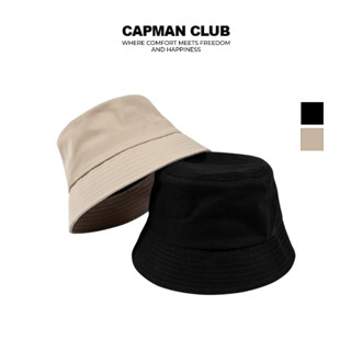 Mũ bucket trơn vành cụp CAPMAN CLUB, nón bo tròn basic CM65 unisex nam nữ