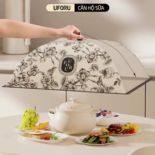  Lồng Bàn Vải Gấp Gọn UFORU Chống Côn Trùng Họa Tiết Hoa Văn Mới 2024 - UFM649 