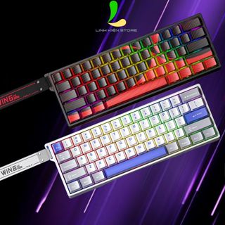 Bàn Phím Cơ Gaming AULA Win60 HE - Bàn Phím Gaming Có Dây Với 68 Phím Cơ Ấn Tượng