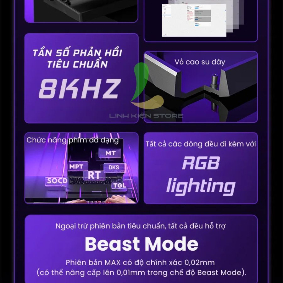 Bàn Phím Cơ Gaming HOSAN AULA Win60 HE Có Dây Với 68 Phím Cơ Ấn Tượng | BigBuy360 - bigbuy360.vn