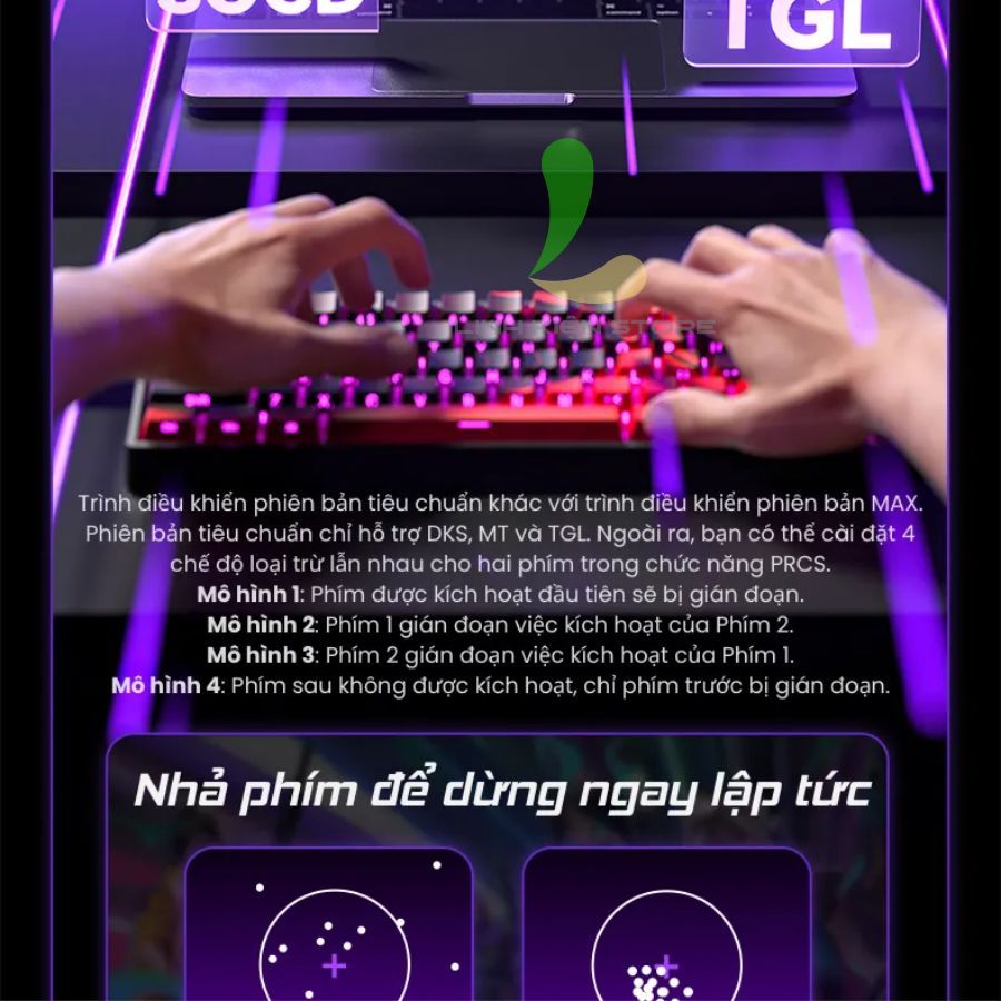 Bàn Phím Cơ Gaming HOSAN AULA Win60 HE Có Dây Với 68 Phím Cơ Ấn Tượng | BigBuy360 - bigbuy360.vn