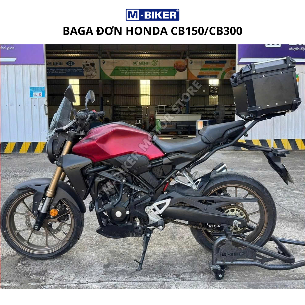 Baga CB300, Baga sau CB300R, Cảng sau gắn thùng dành cho Honda CB300R chuẩn Mbiker