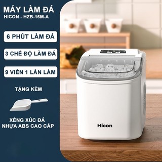  Máy Làm Đá Viên Sạch Máy Làm Đá Siêu Tốc 6 Phút XIAOMI HICON Công Suất Lớn Làm Đá Liên Tục Tủ Làm Đá Mini Giữ Lạnh 24h 