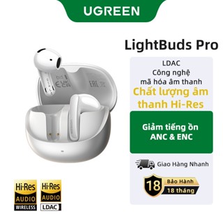 Tai nghe chống ồn chủ động lai UGREEN HiTune H6 Pro LDAC không dây âm thanh Hi-Res Tai nghe Tai nghe
