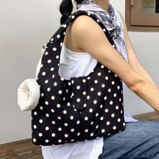 Túi chấm bi đeo vai BI TRÒN polka dot bag _Mọt handmade