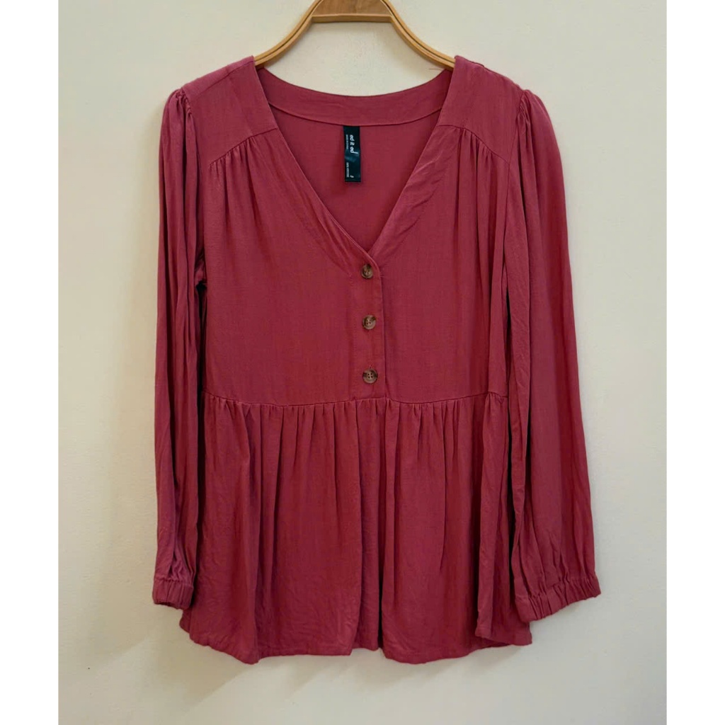 Áo sơ mi linen dài tay của Úc-2 Hand (Size L).Australia Linen Long Sleeve Shirt-2 Hand (Size L)