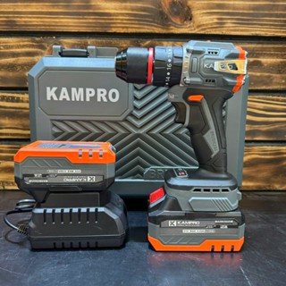  Máy khoan Kampro 13LI 2 pin 10 cell không chổi than – chân pin phổ – lực siết 60Nm 