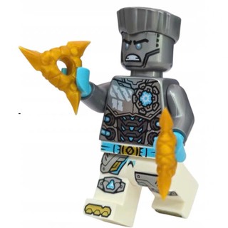  ZANE - Nhân vật Zane -  Lego NINJAGO  Dragons Rising 3 Flat Silver Torso Angry trong njo0922 