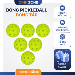 Combo Bóng Pickleball Nhiều Màu 40 Lỗ – Đàn Hồi Tốt – Dùng Cho Sân Ngoài Trời – Gói 20/30/50/100 Quả