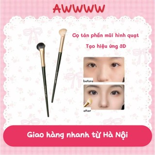  Cọ Đánh Sống Mũi Tạo Khối Đầu Vát Chuyên Nghiệp Loại Đẹp. loại cọ dẹt 