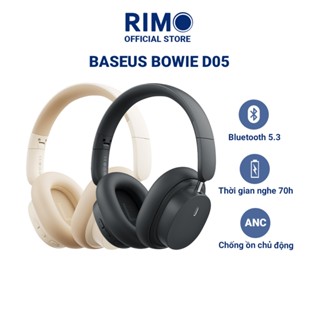 Tai nghe chụp tai Baseus Bowie D05 Bluetooth 5.3, GPS - APP, độ trễ thấp 0,06s, tích hợp 4 micro