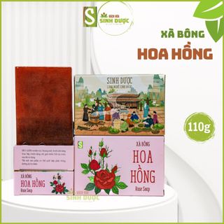 Xà Bông Hoa Hồng HTX Sinh Dược xà phòng thiên nhiên an lành cho mẹ bầu và trẻ nhỏ 