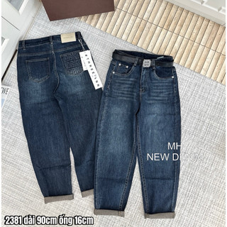  Quần Jean Baggy Nữ Co Giãn Nhẹ – Phong Cách Hàn Quốc_mã 2381_tặng đai lưng 