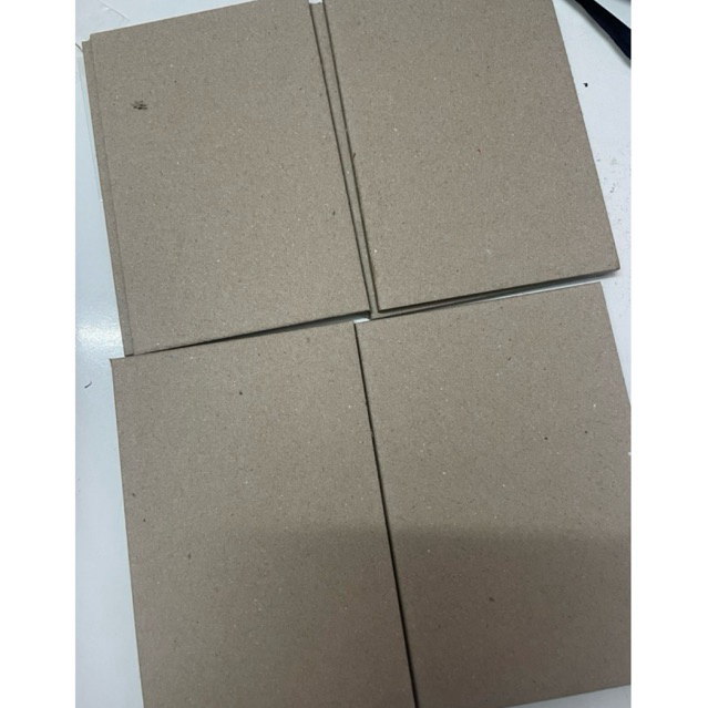 Set 20 tấm Bìa Carton 8*11cm gói card - Bìa cứng