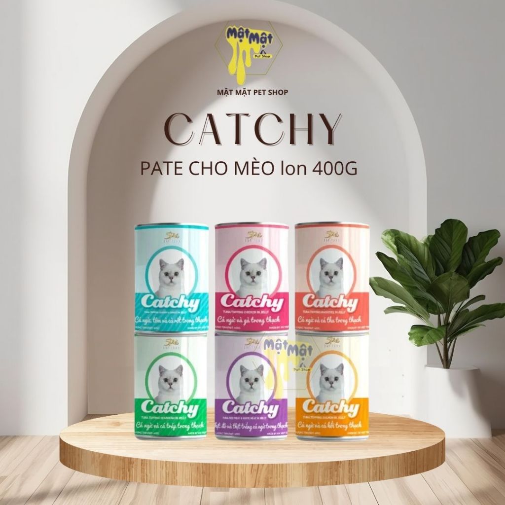 Pate Mèo trưởng thành Catchy 400g