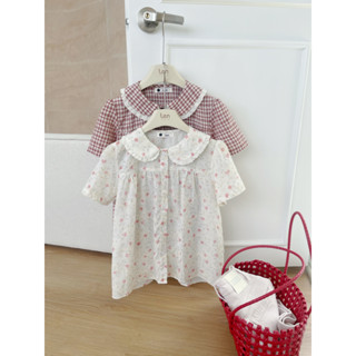 Áo sơ mi nữ LENCLOTHING A840384 - Áo babydoll cổ bèo