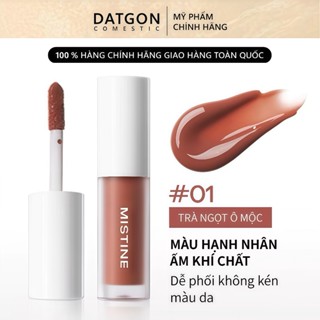 [HOẢ TỐC] Son Mistine Lip Jelly #01 Trà Ngọt Ô Mộc – Màu Hanh Nhân Dễ Dùng, Chất Bóng Mềm Môi