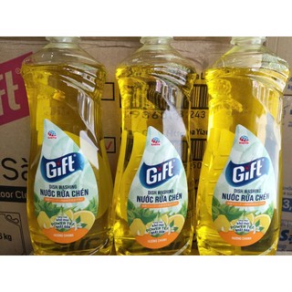 Combo 5 chai - Nước rửa chén Gift 800g chanh