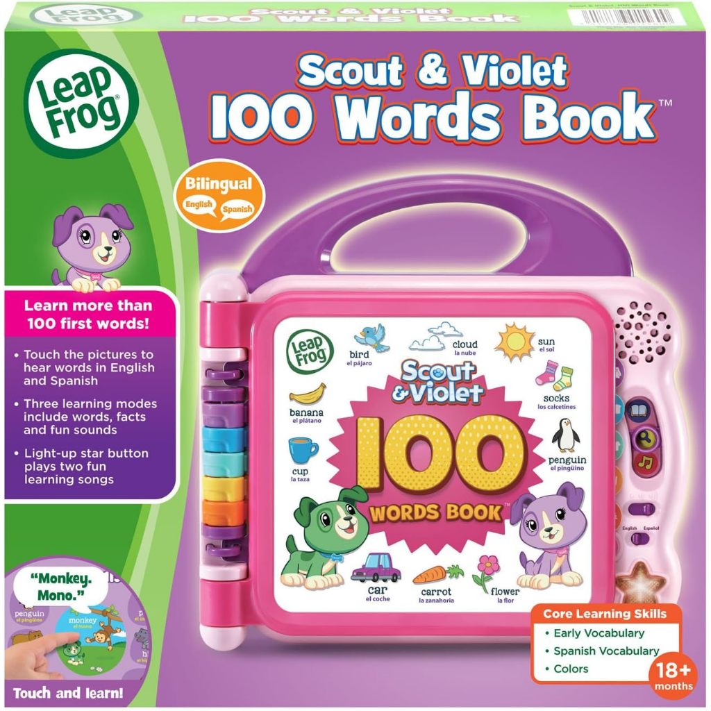 Đồ Chơi Học Từ Vựng Song Ngữ LeapFrog Scout & Violet - 100 TừCho Bé 18 Tháng