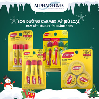 [FreeShip] Son dưỡng môi Carmex Classic Lip Balm Medicated 4.25g Alphaderma Official Store