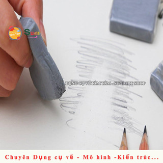 [Sugi Art Shop] Gôm Đất Sét Keep Smiling , Tẩy Đất Sét Dẻo, Nhào Nặn Dễ, Tẩy Chi Tiết Nhỏ – Gôm Tẩy Mỹ Thuật