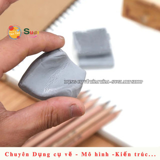[Sugi Art Shop] Gôm Đất Sét Keep Smiling , Tẩy Đất Sét Dẻo, Nhào Nặn Dễ, Tẩy Chi Tiết Nhỏ – Gôm Tẩy Mỹ Thuật