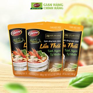 Combo 3 Gói Nước Dùng Lẩu Thái Barona 180g