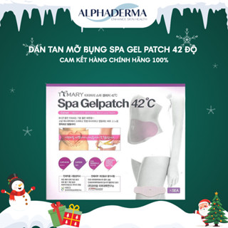   HÀNG NHẬP KHẨU  Miếng Dán Giảm Mỡ Bụng 42 Độ C Spa Gelpatch  Hộp 5 miếng   Alphaderma Official Store 