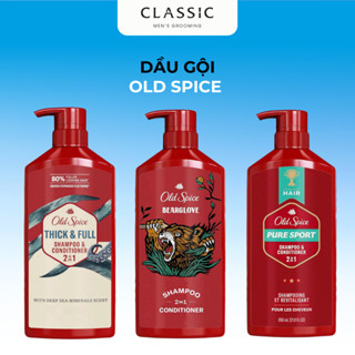 Dầu Gội OLD SPICE 2in1 Hương Nước Hoa Cho Nam Chai 650 ML