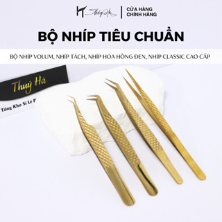   BAO TEST  Nhíp Nối Mi Nhíp Volume Hoa Hồng Đen Nhíp Tách Chuẩn Pakistan Mũi Phủ Nhám NANO nhíp gắp mi giả Thúy Hà 
