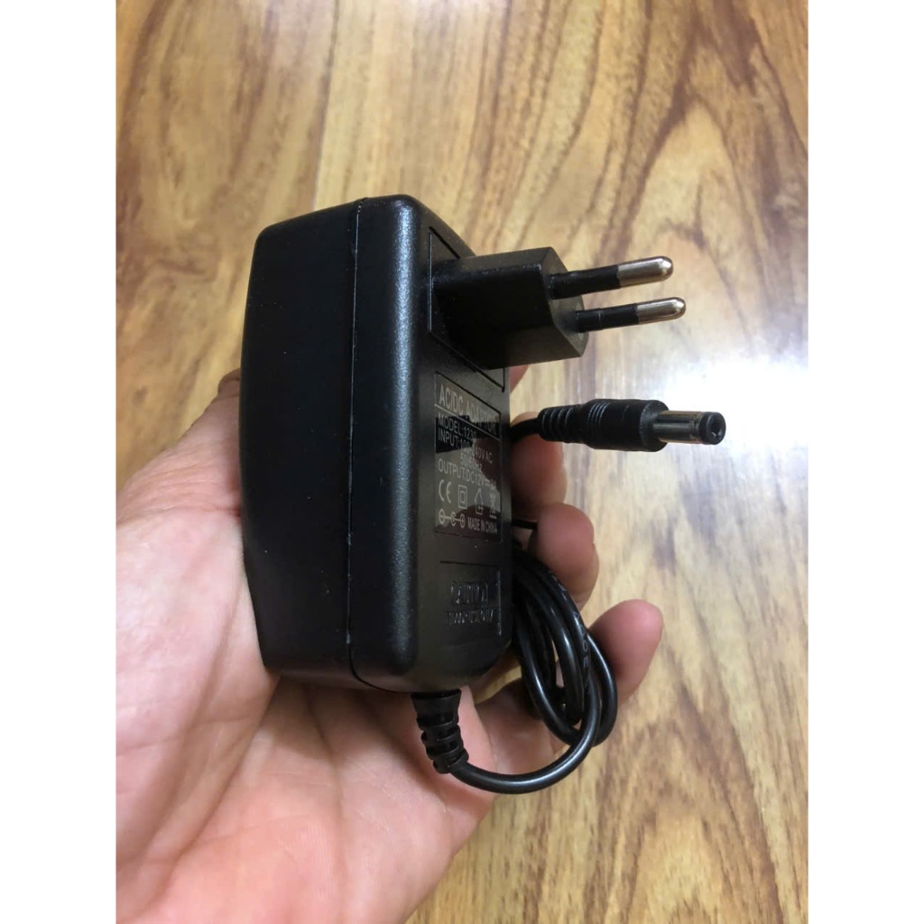 Combo Cục Sạc Nguồn, Adapter Nguồn 12V 3A + Dây nối dài nguồn DC 1M Cho Mỏ hàn điện tử mini HS-02A