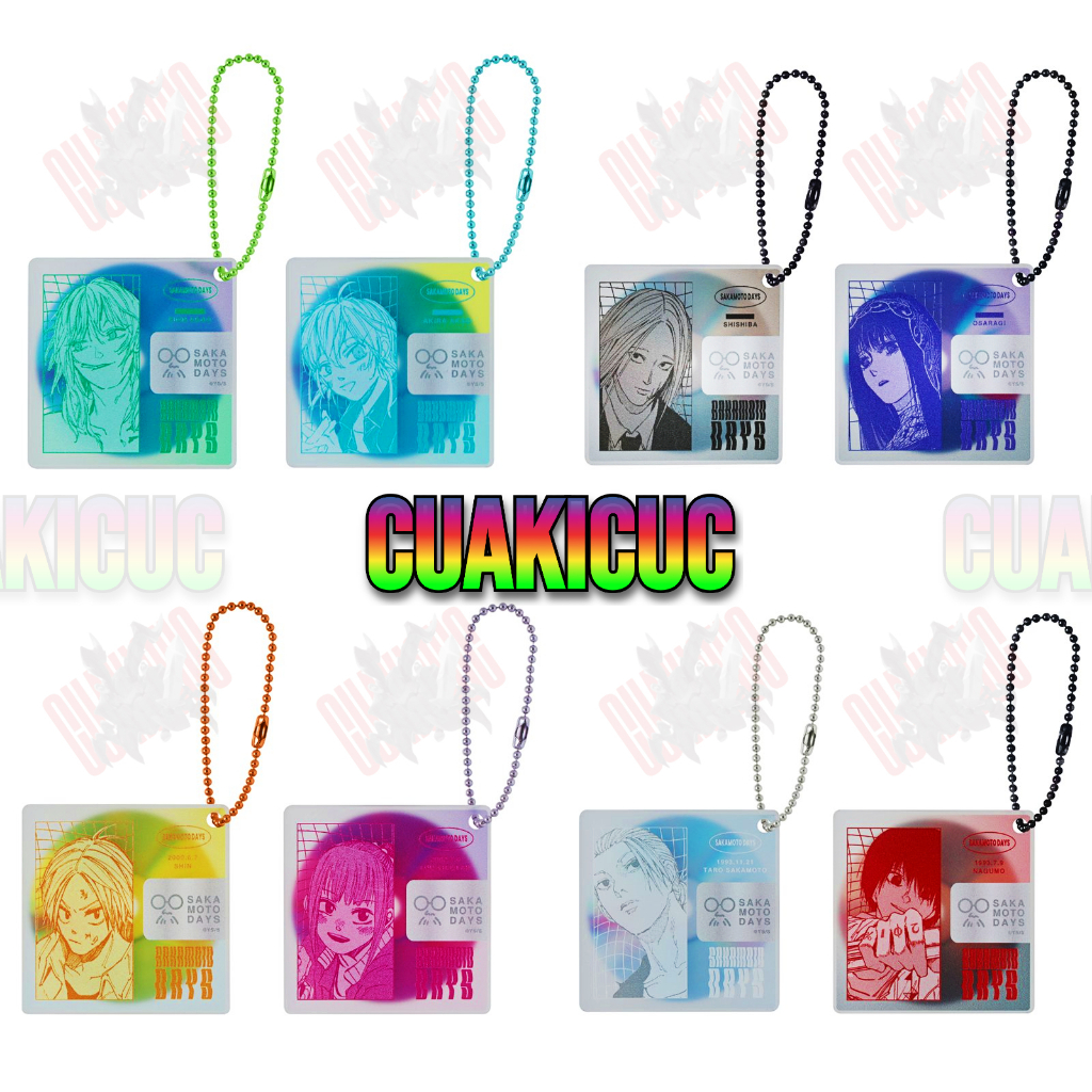 [HÀNG SẴN/CHÍNH HÃNG NHẬT BẢN] Móc Khóa Đĩa Acrylic Sakamoto Days - Đồ Chơi Trưng Bày - Key Acrylic 