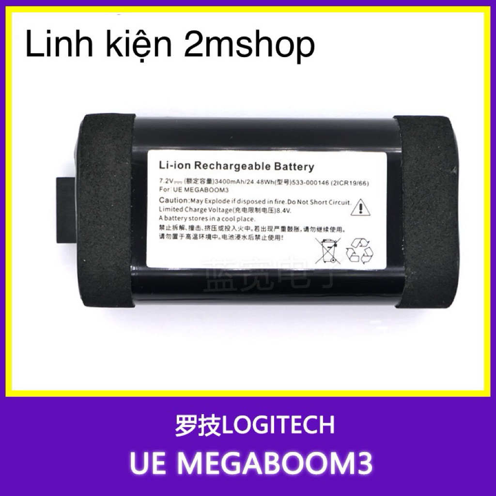 Thay pin loa Ue Megaboom 3. Linh kiện 2mshop chuyên thay pin loa