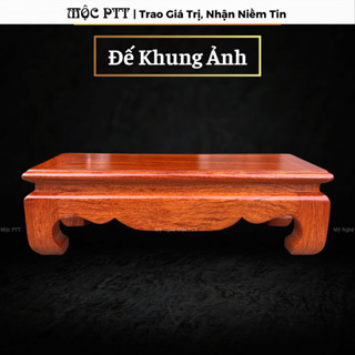  Đế khung ảnh thờ gỗ Hương kích thước Mặt dài 30 đến 63 rộng 13 cao 10 cm đồ dùng phòng thờ 