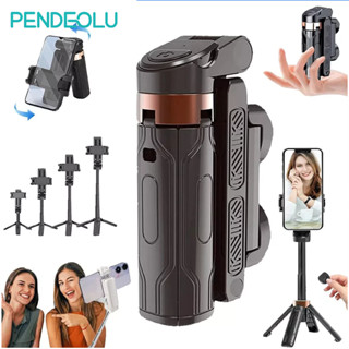  PENDEOLU TNW T26 Chân Tripod Mini Capgrip 3 In 1 Cho Điện Thoại Gậy Chụp Ảnh Tự Sướng Bluetooth Có Đèn Trợ Sáng 