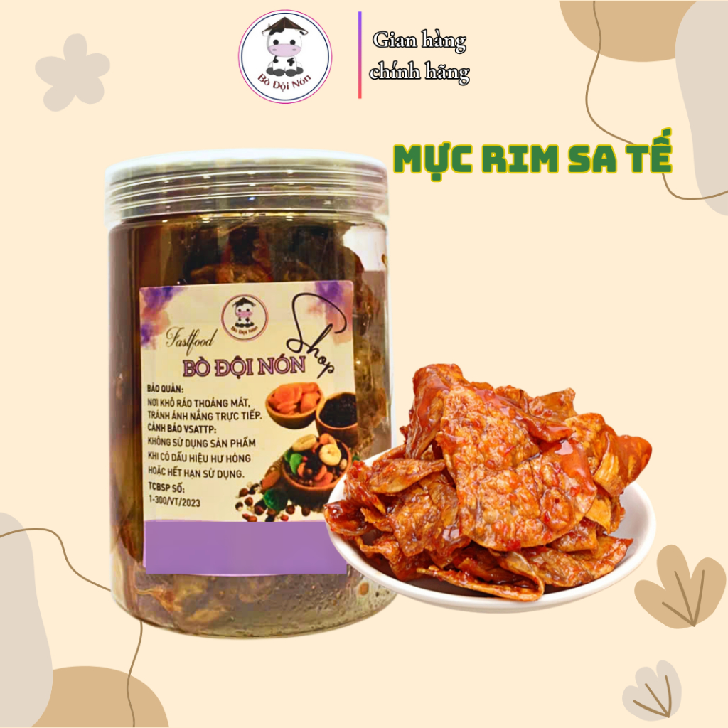250Gr Mực Rim Sa tế Bò Đội Nón