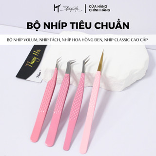  Nhíp Nối Mi Volume  Hoa Hồng Đen Nhíp Tách Chuẩn Pakistan Mũi Phủ Nhám nhíp gắp mi giả Thúy Hà 