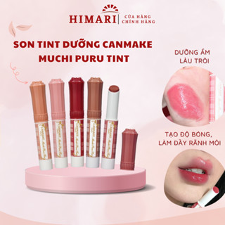   ĐỦ MÀU  Son tint dưỡng ẩm lâu trôi Canmake Muchi Puru Tint Nhật Bản 