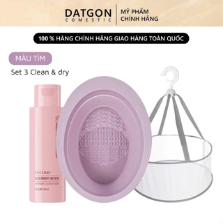 [HOẢ TỐC] Túi Lưới Phơi Dụng Cụ Makeup + Chậu Giặt Cọ + Nước Giặt Bông Mút – Đầy Đủ Combo Hoặc Lẻ Mẫu