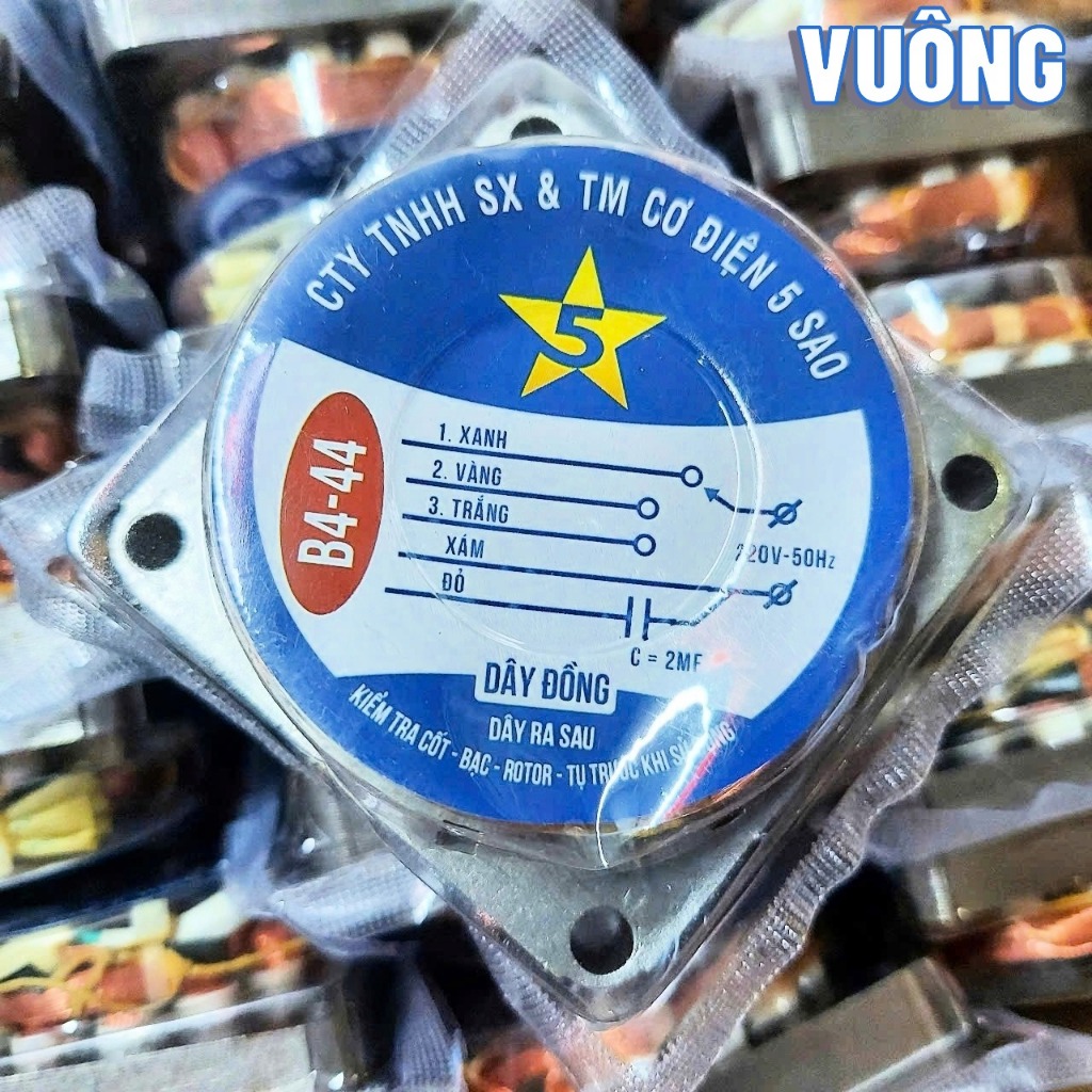 lốc quạt vuông cuộn dây stator B3,B4,B5