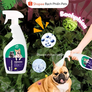  Xịt khử mùi khử khuẩn Dorrikey cho thú cưng xịt chuồng vệ sinh chó mèo  500ml  - Bạch Phiến Pets 
