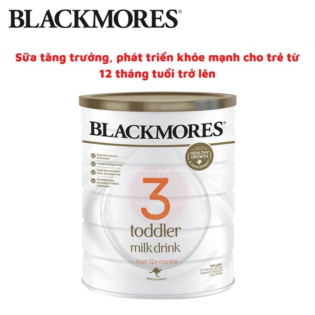 Sữa bột Blackmore số 3 Úc 900g cho trẻ từ 1-2 tuổi