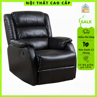 Ghế Sofa Đơn Ghế Thư Giãn Ngả Lưng Đọc Sách, Ghế Nail Nối Mi Chất Liệu Da Thoải Mái Co Giãn Đàn Hồi