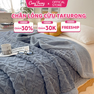 Chăn len lông cừu TAFURON Homies 2024, chăn đắp văn phòng, đi học, làm ấm nhanh - Kích thước 2m x 2m3 mẫu mới nhất