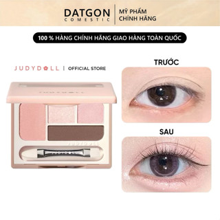 [HOẢ TỐC] Bảng Phấn Mắt Judydoll 4 Màu Nhỏ Gọn Trang Điểm Tự Nhiên 3.2g JUDY17
