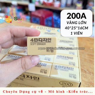 Gôm 4B , Tẩy 4B Hàn Quốc mềm dẻo, ít vụn gôm [ Sugi Art Shop ]