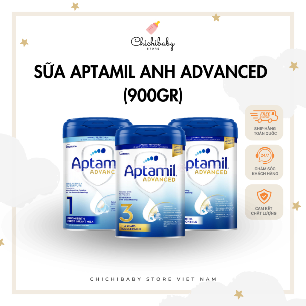 Sữa Aptamil Advanced Anh 800gr Số 1 (0-6m)