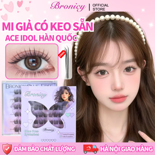 Bronicy Mi Giả Có Keo Sẵn Tự Dính Không Cần Keo Mi Ace Idol Hàn Quốc Tự Nhiên Mi Anime Tái Sử Dụng