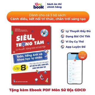   Chương Trình Mới  Lớp 8- Sách Siêu trọng tâm Toán Anh KHTN lớp 8 dùng chung cho cả 3 bộ Kết nối Chân trời Cánh diều 